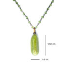 Moss Green Pendant Rescue Stones