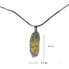 Rainforest marble stone necklace pendant